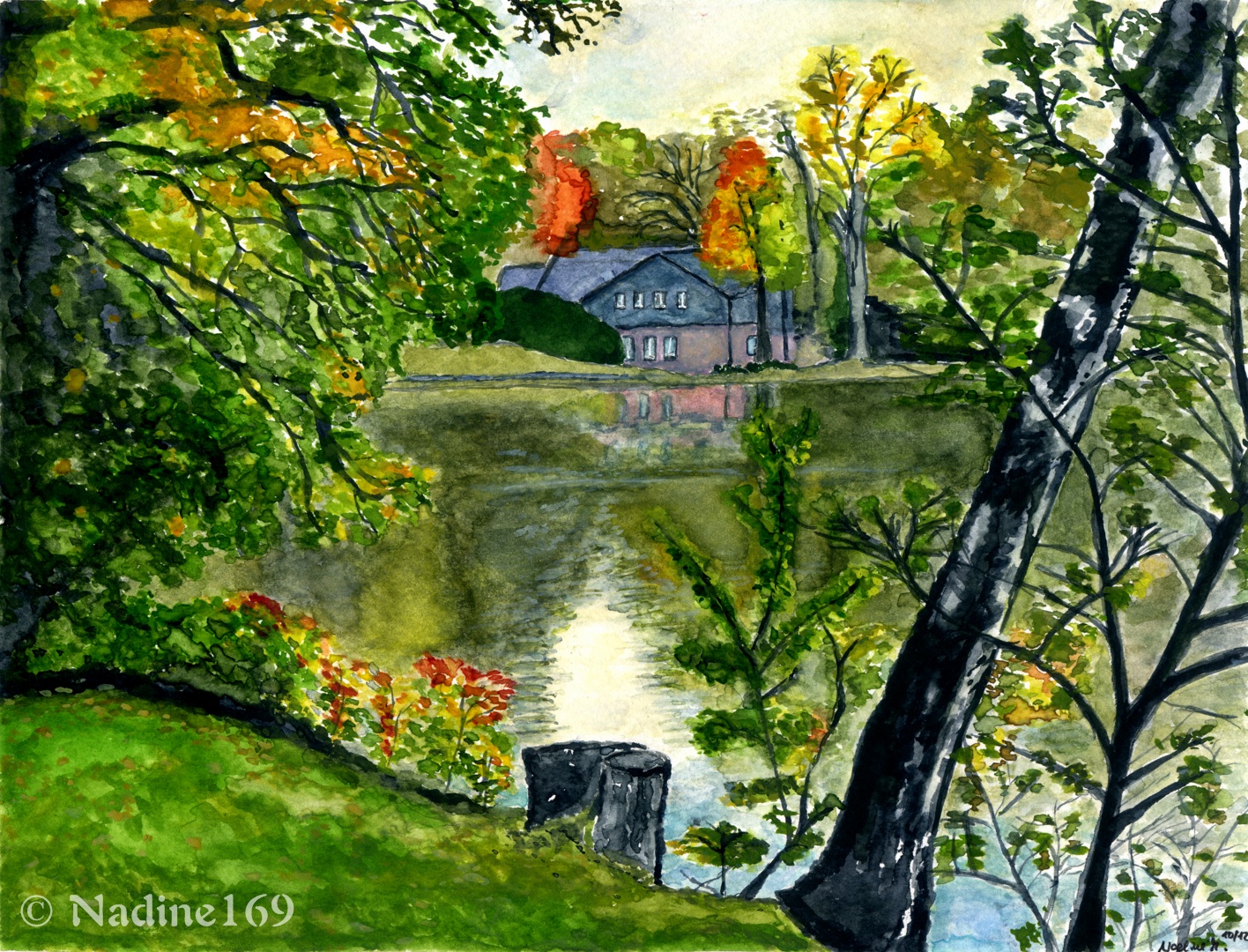 10 Stadtpark Plauen - Blick zur Tennera